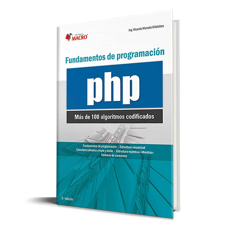 Portada de Fundamentos De Programación Php + 100 Algoritmos