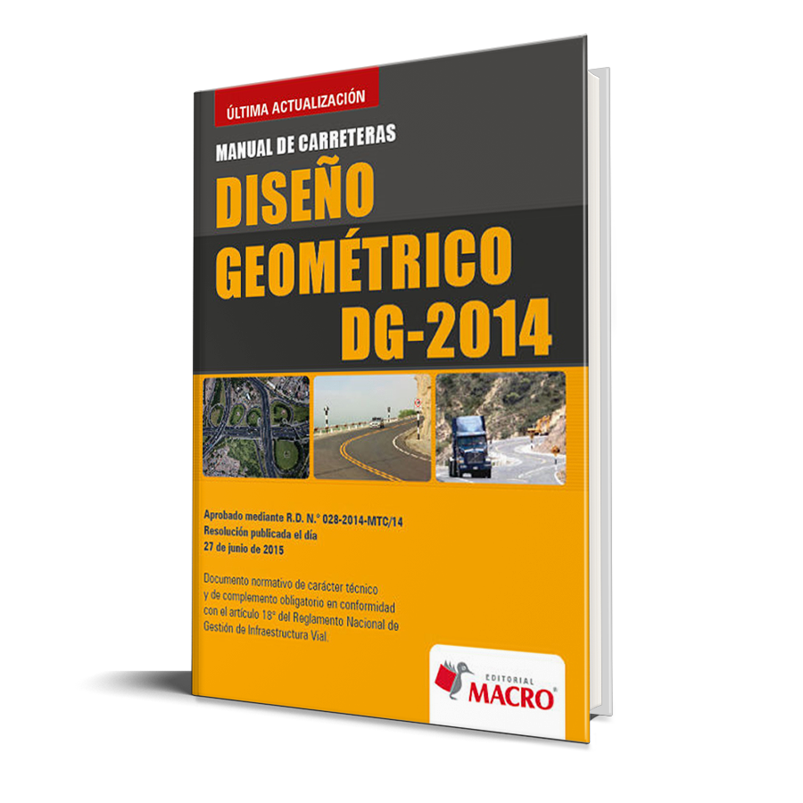 Portada de Manual de carreteras. Diseño geométrico DG-2014
